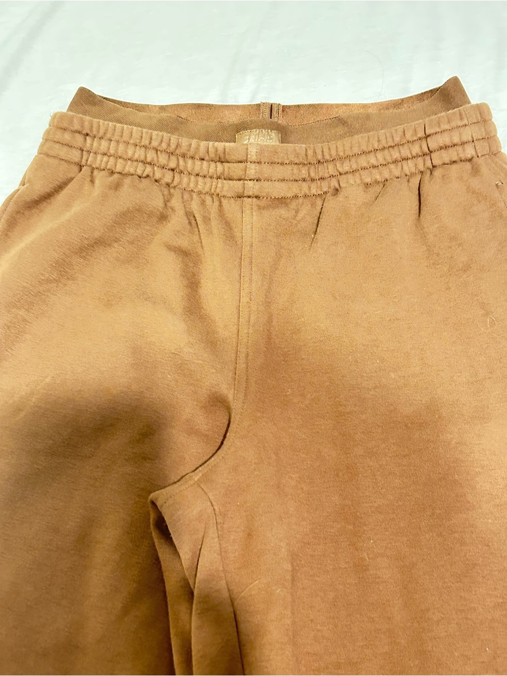 SKIMS Wide-Leg Lounge Pants in Chestnut Brown